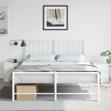 Berkfield Bedside Cabinets 2 pcs White 34.5x39x44 cm Steel