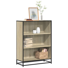 Berkfield Book Cabinet Sonoma Oak 80.5x35x107.5 cm Engineered Wood
