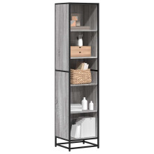 Berkfield Book Cabinet Grey Sonoma 40x35x170.5 cm Engineered Wood