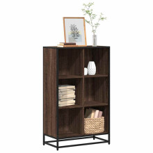 Berkfield Book Cabinet Brown Oak 65.5x33x107.5 cm Engineered Wood