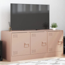 Berkfield TV Cabinet Pink 99x39x44 cm Steel