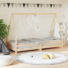 Berkfield Kids Bed Frame 80x200 cm Solid Wood Pine