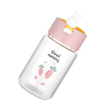 Cute Bunny Glass Coffee Mug 340ml Cartoon Rabbit Design with Handle for Home Office Kids and Adults