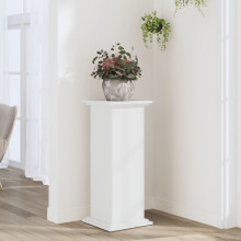 Berkfield Plant Stand White 33x33x80 cm Engineered Wood