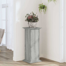 Berkfield Plant Stand Grey Sonoma 33x33x80 cm Engineered Wood