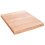 Berkfield Bathroom Countertop Light Brown 40x50x(2-4) cm Treated Solid Wood 2