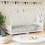 Berkfield Kids Bed Frame White 90x190 cm Solid Wood Pine 1