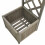 Berkfield Garden Pergola with Planter Grey Solid Firwood 6
