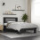 Berkfield Bed Frame without Mattress Black 75x190 cm Small Single 1