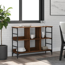 Berkfield Sideboard Brown Oak 102x32x73.5 cm Engineered Wood