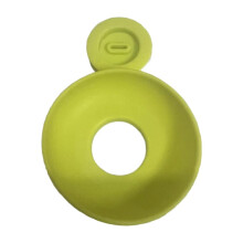 Yellow Silicone Ice Cream Holder for Kids, Reusable Anti Drip Design, Easy Grip Cone Sleeve