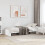 Berkfield Bed Frame without Mattress White 75x190 cm Small Single Engineered Wood 1