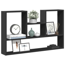 Berkfield Wall Shelf Black 99x15x60 cm Engineered Wood