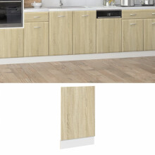 Berkfield Dishwasher Panel Lyon Sonoma Oak 45x3x67 cm Engineered Wood
