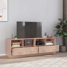 Berkfield TV Cabinets 2 pcs Pink 67x39x44 cm Steel