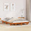 Berkfield Bed Frame without Mattress Wax Brown 120x200 cm Solid Wood Pine 1