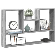 Berkfield Wall Shelf Grey Sonoma 99x15x60 cm Engineered Wood