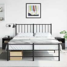 Berkfield Bedside Cabinets 2pcs Black 34.5x39x44 cm Steel
