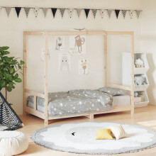 Berkfield Kids Bed Frame 80x160 cm Solid Wood Pine