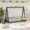 Berkfield Kids Bed Frame Black 80x160 cm Solid Wood Pine 1