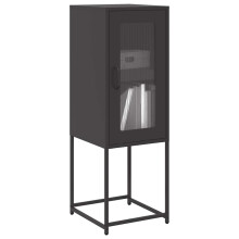 Berkfield Sideboard Black 36x39x107 cm Cold-rolled Steel