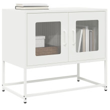 Berkfield TV Cabinet White 68x39x60.5 cm Cold-rolled Steel