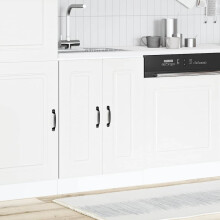 Berkfield Sink Base Cabinet Kalmar White 60x46x81.5 cm Engineered Wood