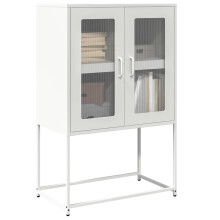 Berkfield Highboard White 68x39x107 cm Steel