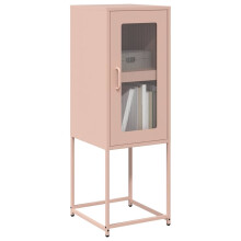 Berkfield Sideboard Pink 36x39x107 cm Cold-rolled Steel