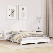 Berkfield Bed Frame without Mattress White 120x200 cm Solid Wood Pine