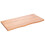 Berkfield Bathroom Countertop Light Brown 100x50x(2-4)cm Treated Solid Wood 2