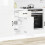 Berkfield Kitchen Base Cabinet Kalmar High Gloss White Engineered Wood 1