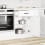 Berkfield Kitchen Base Cabinet Kalmar White Engineered Wood 1