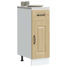 Berkfield Kitchen Base Cabinet Kalmar Sonoma Oak Engineered Wood