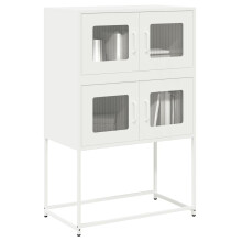 Berkfield Highboard White 68x39x107 cm Steel