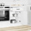 Berkfield Kitchen Base Cabinet Kalmar High Gloss White Engineered Wood 1