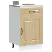 Berkfield Kitchen Base Cabinet Kalmar Sonoma Oak Engineered Wood