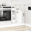 Berkfield Kitchen Base Cabinet Kalmar High Gloss White Engineered Wood 1
