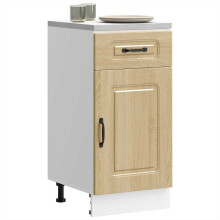 Berkfield Kitchen Base Cabinet Kalmar Sonoma Oak Engineered Wood