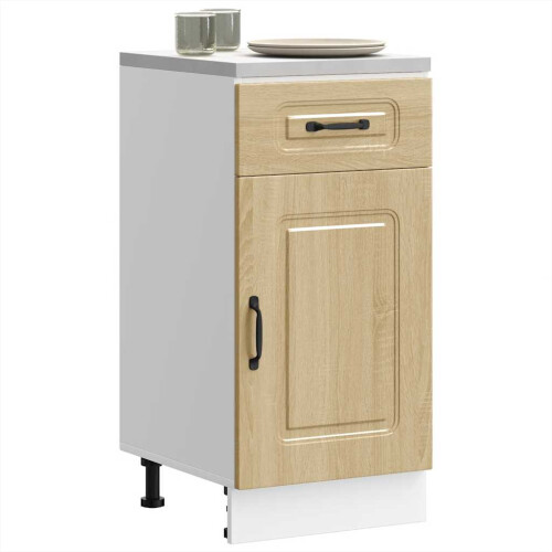 Berkfield Kitchen Base Cabinet Kalmar Sonoma Oak Engineered Wood