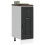 Berkfield Kitchen Base Cabinet Kalmar Black Engineered Wood 1
