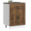Berkfield Kitchen Base Cabinet Kalmar Smoked Oak Engineered Wood 1