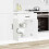 Berkfield Kitchen Base Cabinet Kalmar White Engineered Wood 1