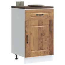 Berkfield Kitchen Base Cabinet Kalmar Old Wood Engineered Wood
