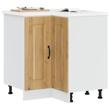 Berkfield Kitchen Corner Base Cabinet Kalmar Artisan Oak Engineered Wood
