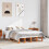Berkfield Bed Frame without Mattress Wax Brown 120x190 cm Small Double Solid Wood Pine 1