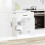 Berkfield Kitchen Base Cabinet Kalmar High Gloss White Engineered Wood 1