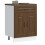 Berkfield Kitchen Base Cabinet Kalmar Brown Oak Engineered Wood 1