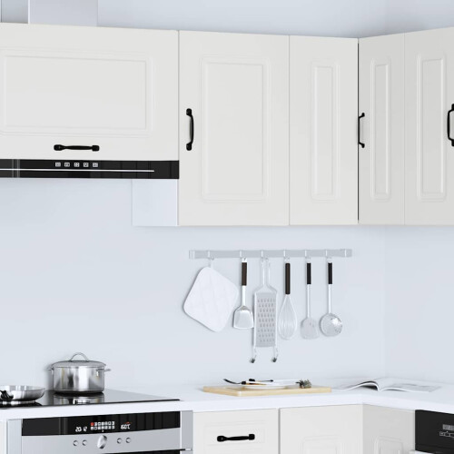 Berkfield Kitchen Wall Cabinet Kalmar White Engineered Wood