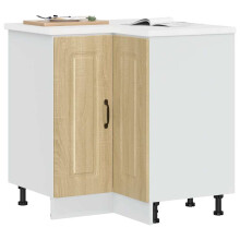 Berkfield Kitchen Corner Base Cabinet Kalmar Sonoma Oak Engineered Wood